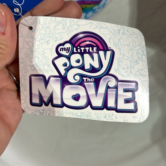 My Little Pony 8 fleece robe with tie nwt pockets pink and rainbow colors - Picture 6 of 11